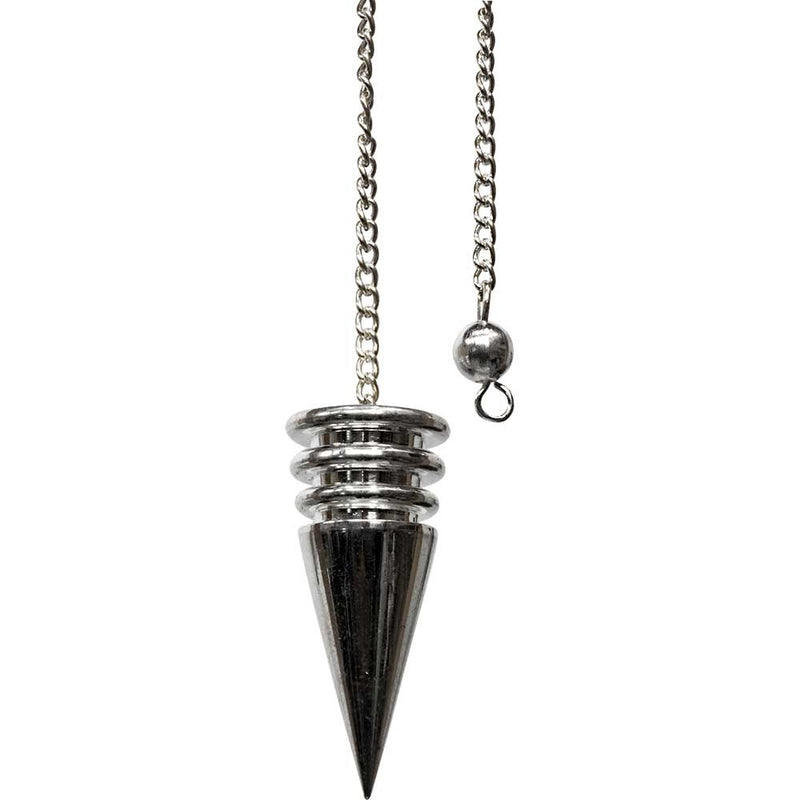 Silver-Plated Point Pendulum