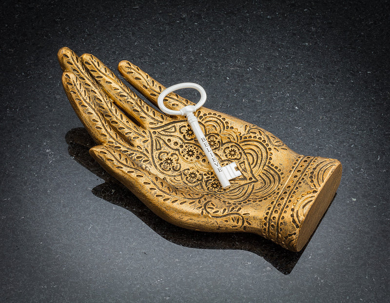 Engraved Henna Hand Dishes (Set of 2)