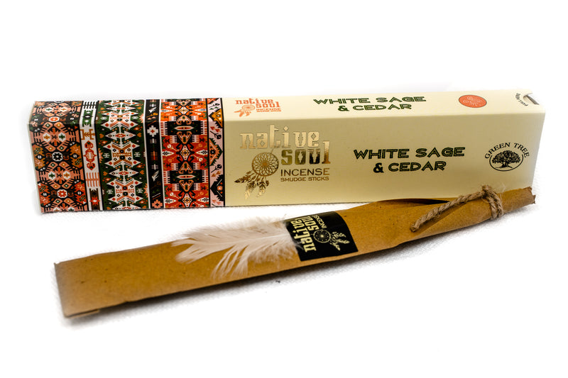 White Sage & Cedar Incense Sticks