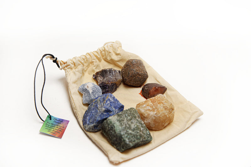 Energizing Chakras Rough Stones Kit