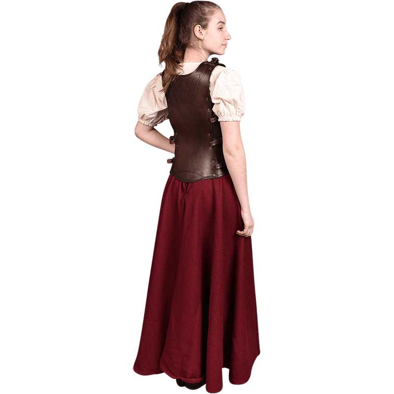 Artemis Celtic Leather Cuirass