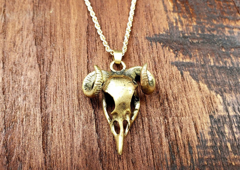 Mythical Horned Bird Necklace