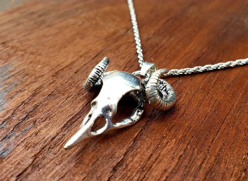 Mythical Horned Bird Necklace