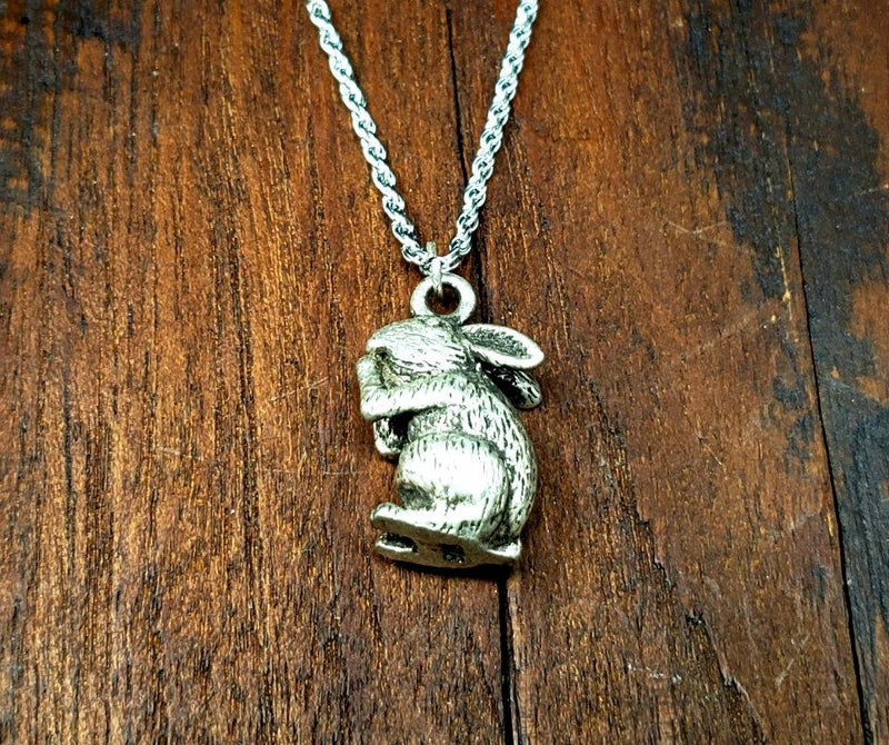 Silver Lucky Rabbit Necklace