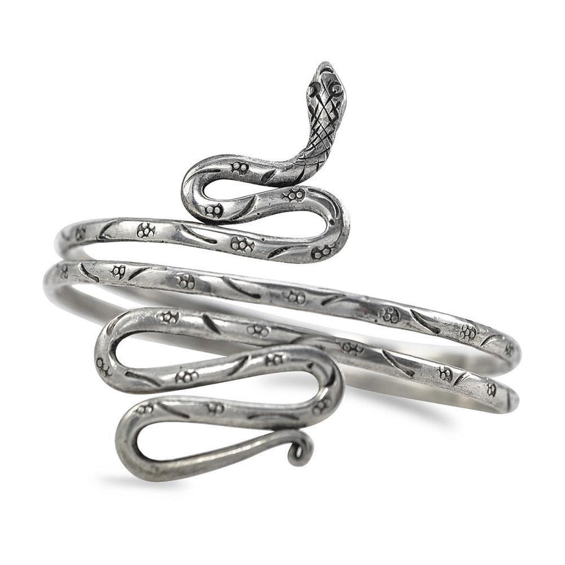 Silver Snake Arm Bracelet
